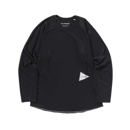 Power Dry Jersey Raglan LS T Black (men)