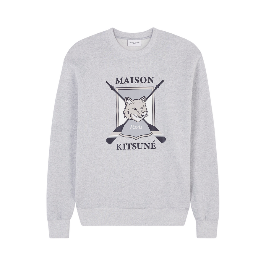Maison Kitsune | sweatshirts for men - College Fox Printed Comfort