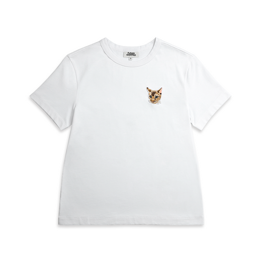 Large Nova SS Tee Bright White