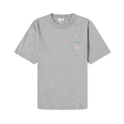 Heritage Pocket Organic Cotton T-Shirt Misty Light Grey