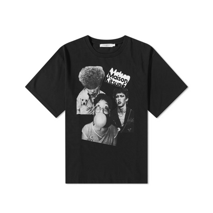 Kitsune Oly Photograph Easy Tee-Shirt Black (men)