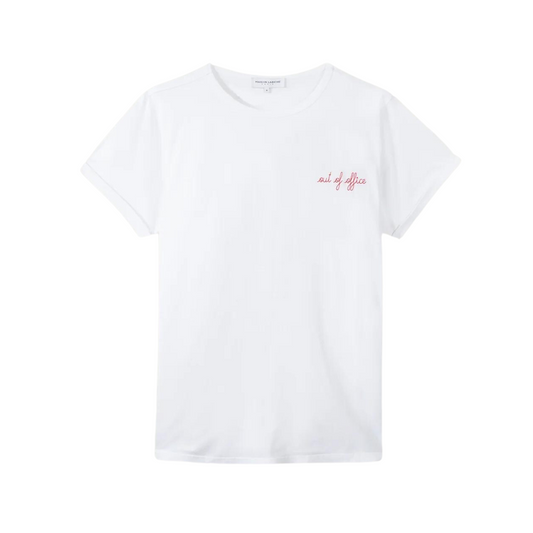 Classic Out Of Office Organic Cotton T-Shirt White (men)