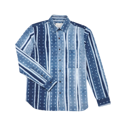 Ryan Shirts Shibori13 Indigo