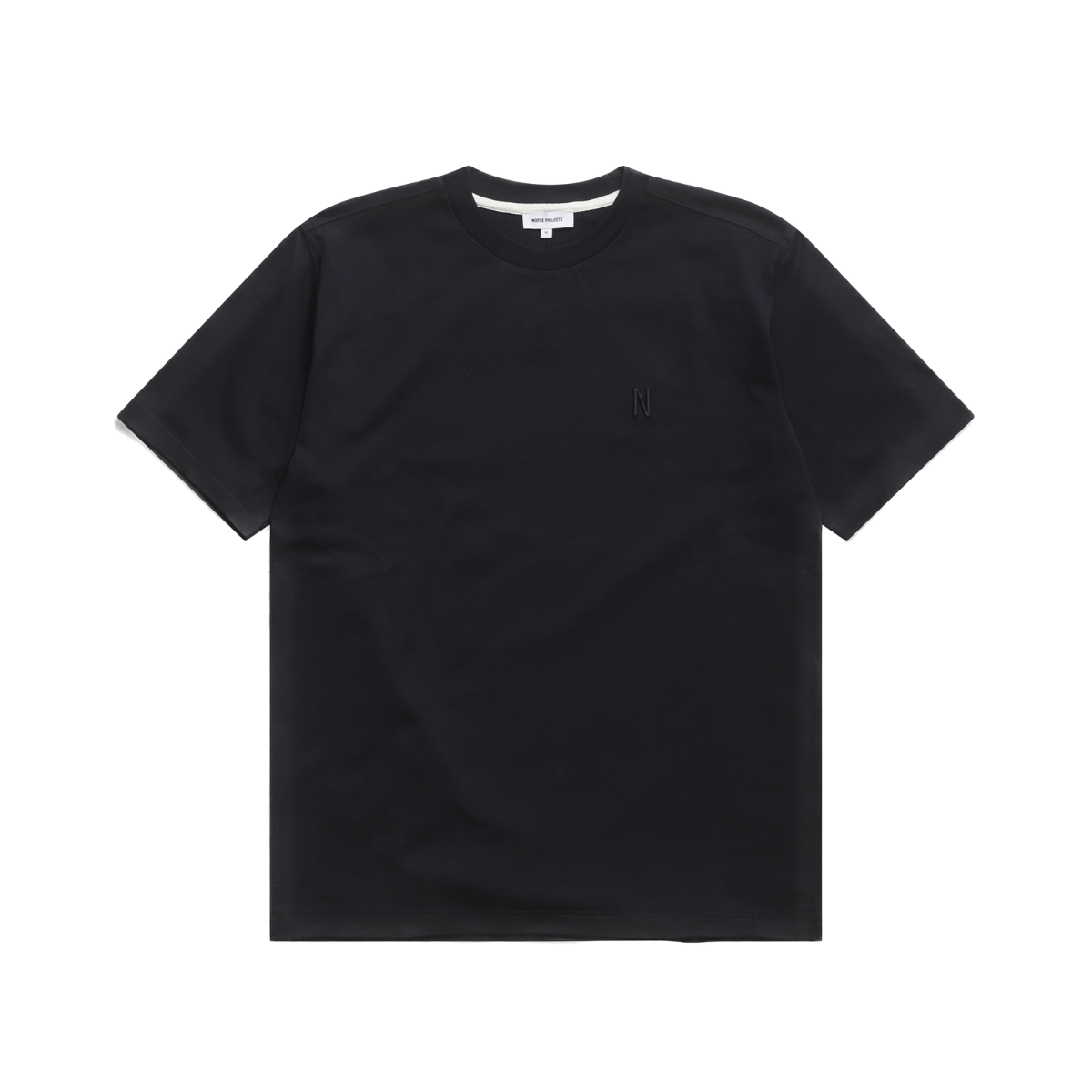 Johannes Organic N Logo T-shirt Dark Navy