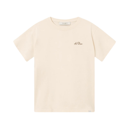 Crew T-Shirt Light Ivory/Walnut