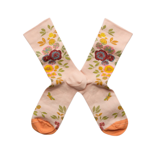 Pensée Rose Bouton Socks (unisex)