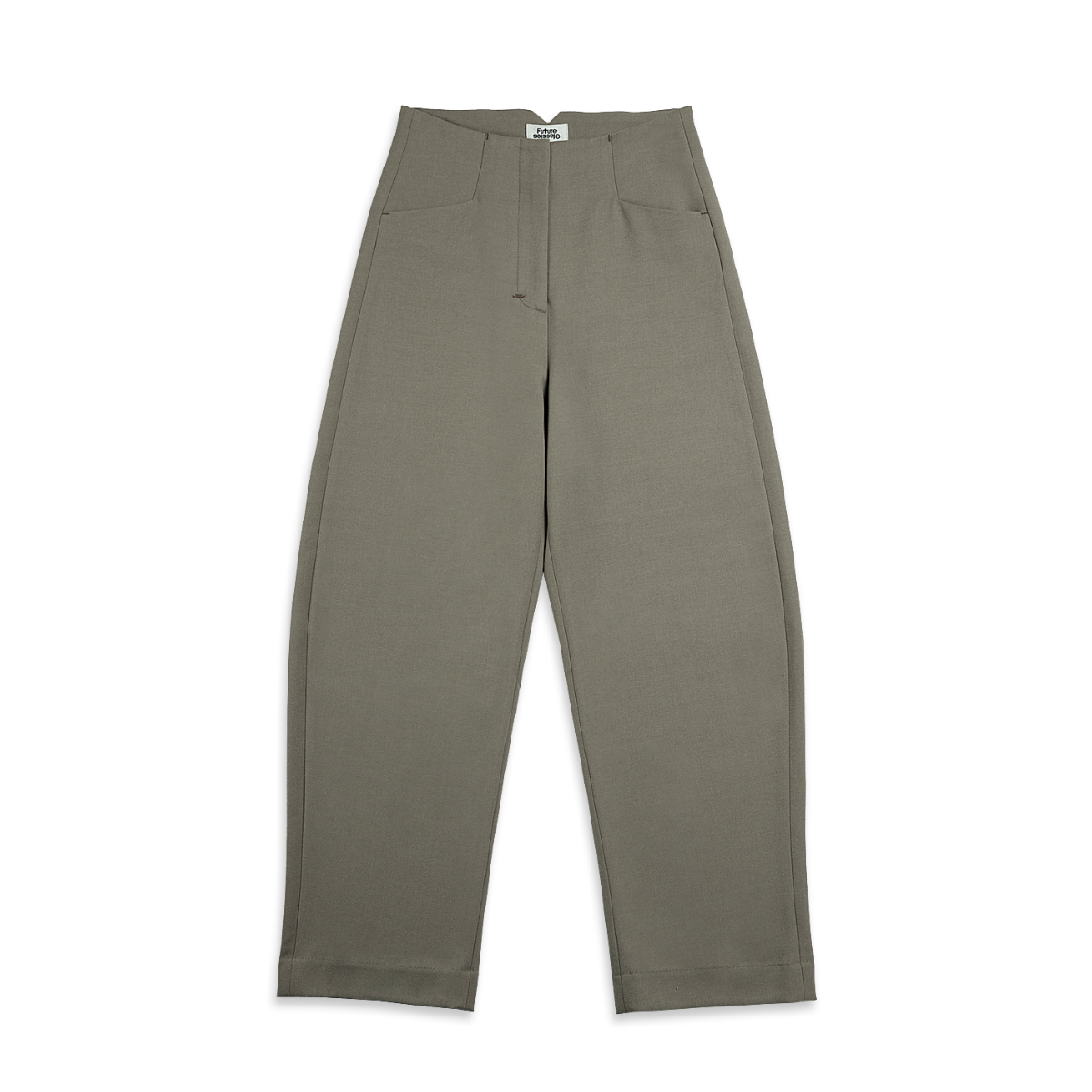 Seamless Barrel Trousers Khaki