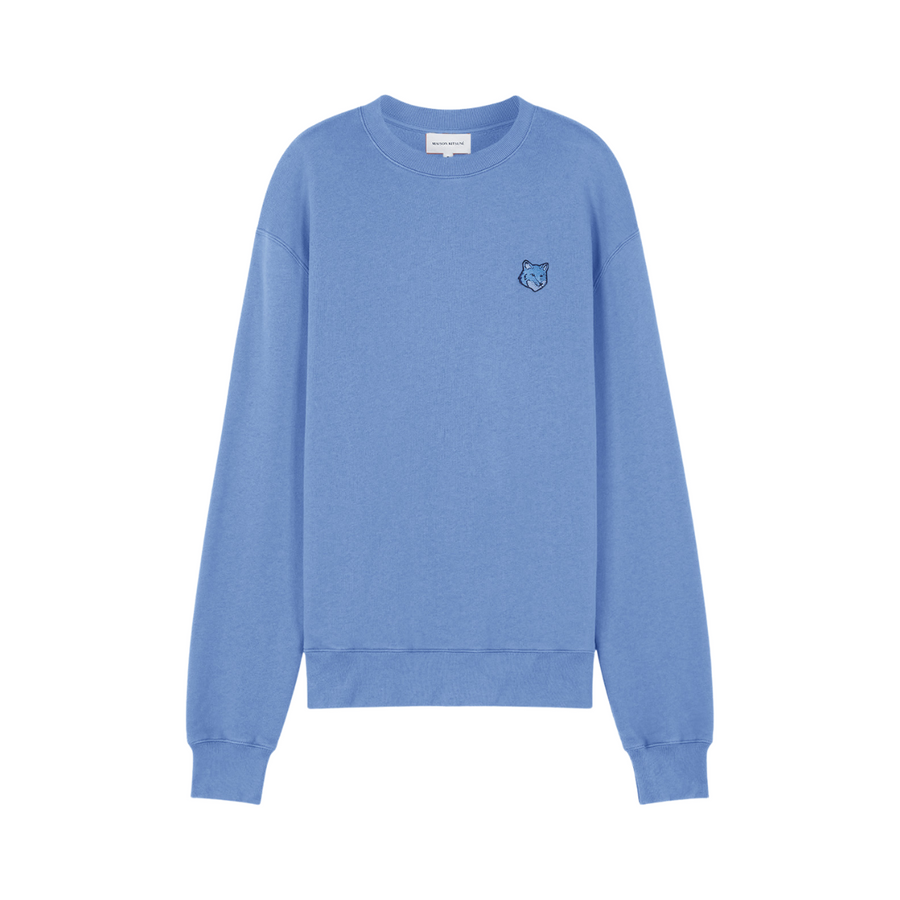 Bold Fox Head Patch Comfort Sweatshirts Hampton Blue