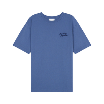 Maison Kitsune Handwriting Comfort Tee-Shirt Storm Blue (men)