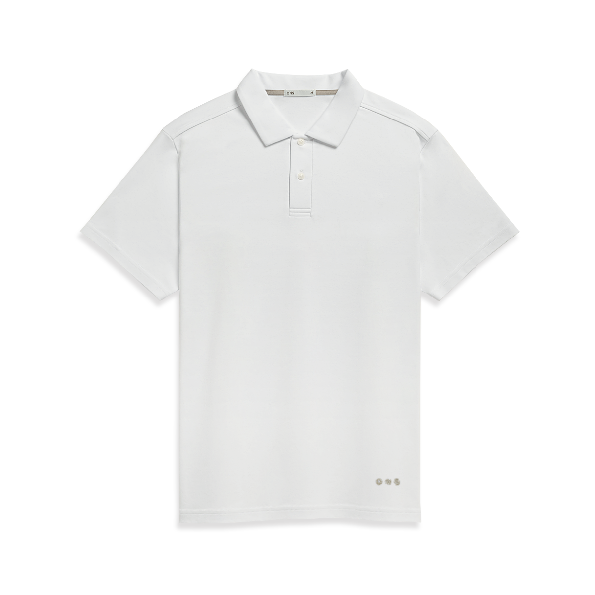 Bennett Cotton Interlock Polo Bright White