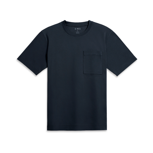 Baseile Pocket Tee Navy