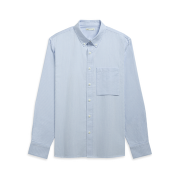 Vance Stripe Oxford Shirt Lavender Blue/White Stripe