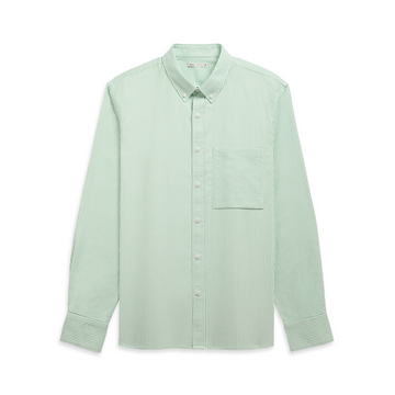 Vance Stripe Oxford Shirt Kashmir Green/White Stripe
