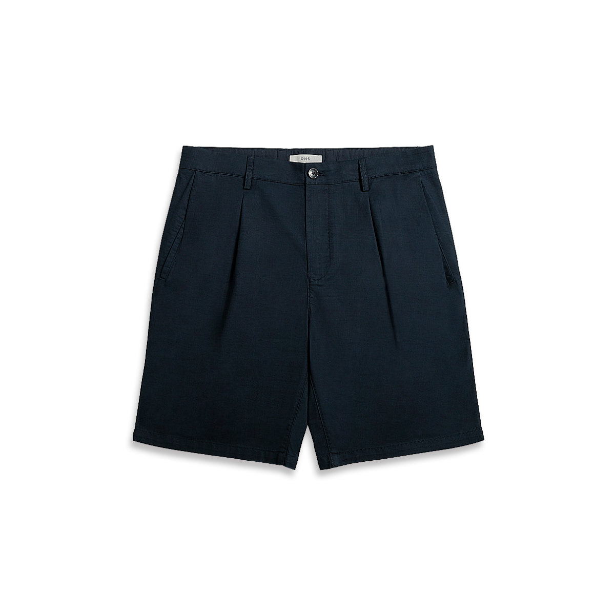 Modern Slub Shorts Dk Navy