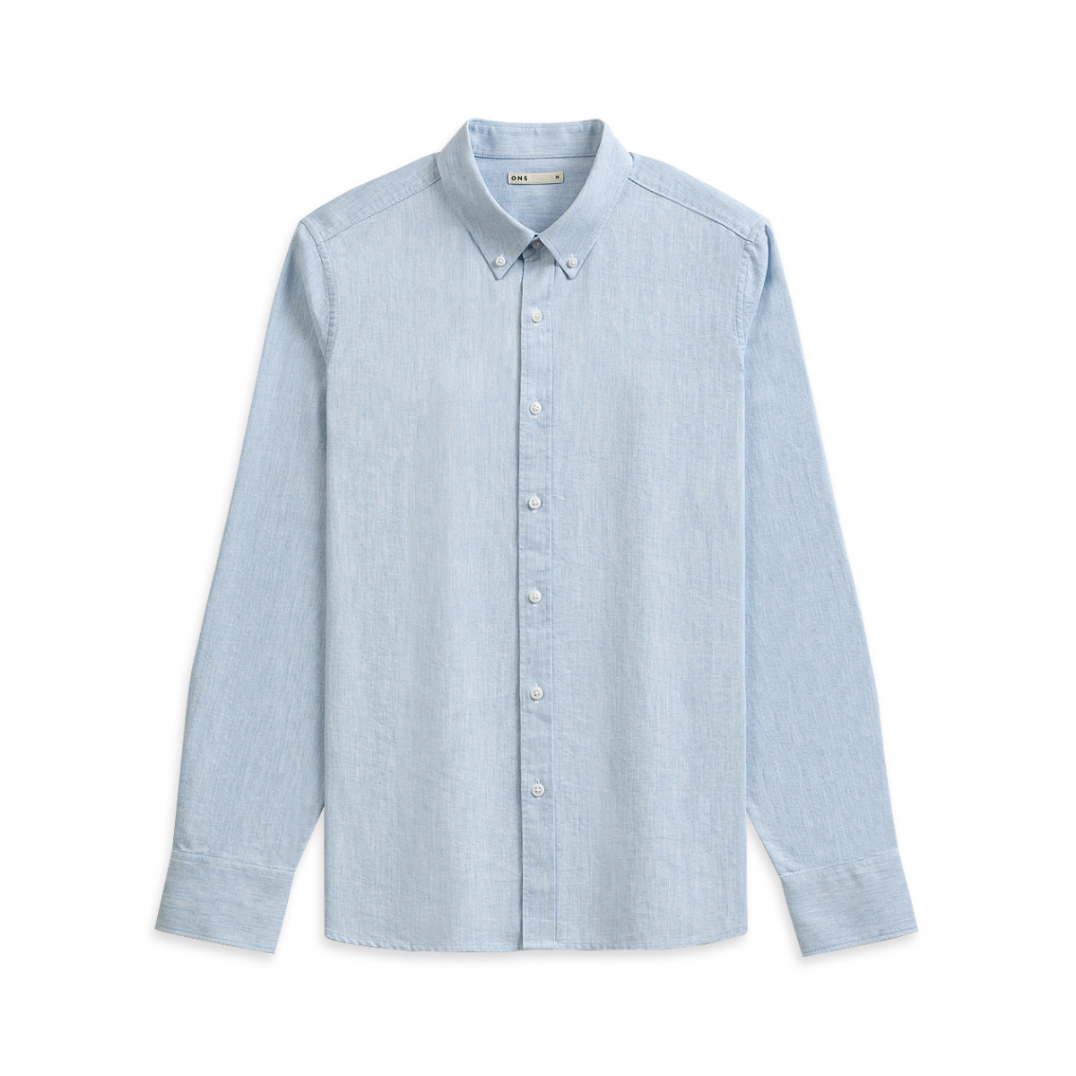 Fulton Heather Oxford Shirt Lt Blue Heather