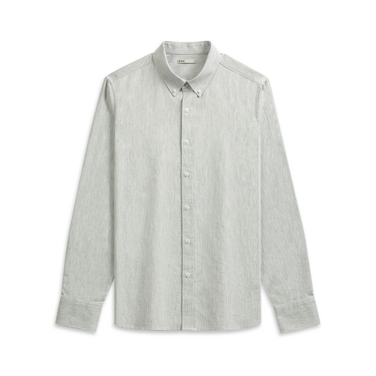 Fulton Heather Oxford Shirt Lt Grey Heather