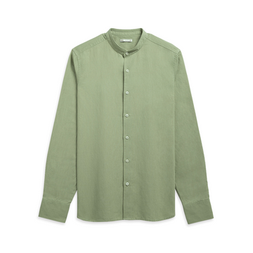 Aleks Cotton Linen Shirt Seagrass