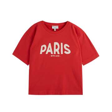 Tee Shirt Paris Coquelicot