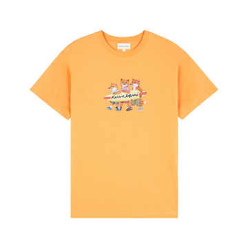 Surfing Foxes Relaxed Tee-Shirt Sunset Orange (women)
