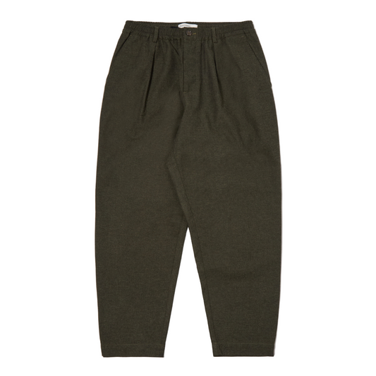 Olive Lucca Suiting Pleated Track Pant