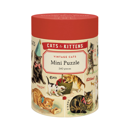 240pcs Mini Puzzle - Vintage Cats