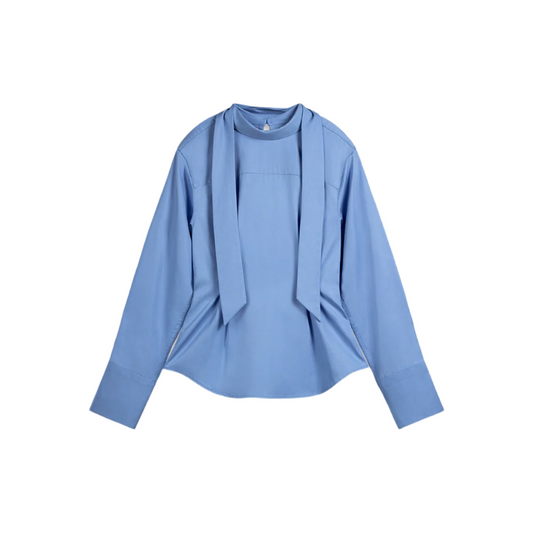 Scarf-Detailed Top