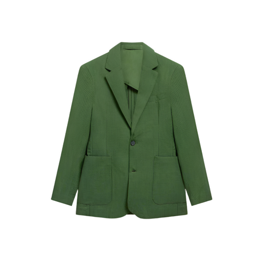 Forest Tailored Seersucker Blazer