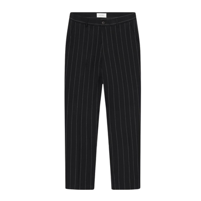 Dark Navy Ivory Pinstripe Regular Como Suit Pants