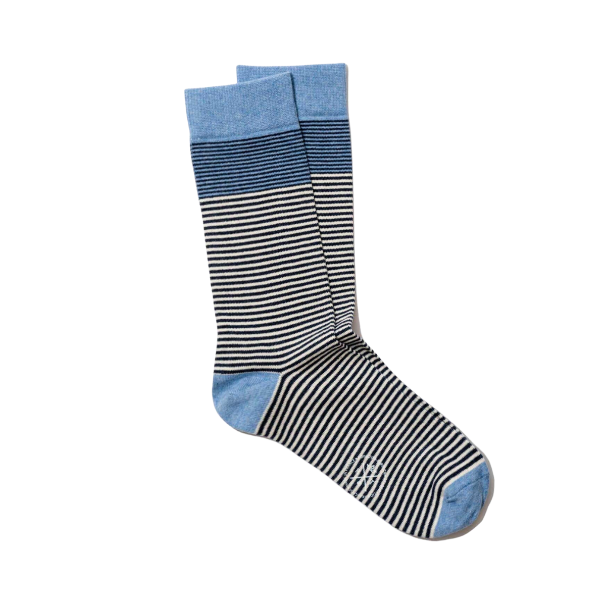 Royalties Paris | socks for men - Bretons Stripes | Ciel | kapok