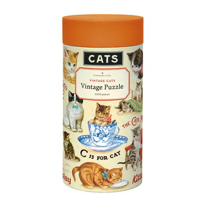 1000pcs Puzzle - Vintage Cats