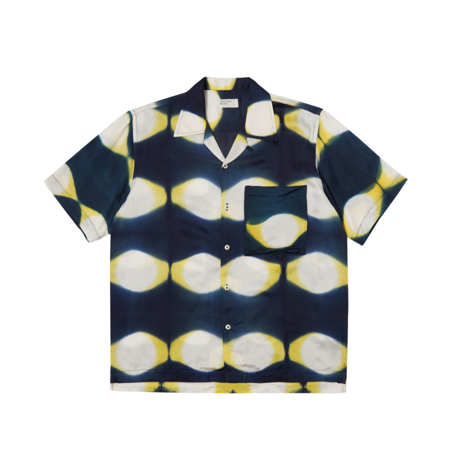 Camp Shirt Navy/Yellow