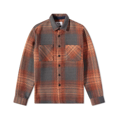 Whiting Overshirt Orange/Grey