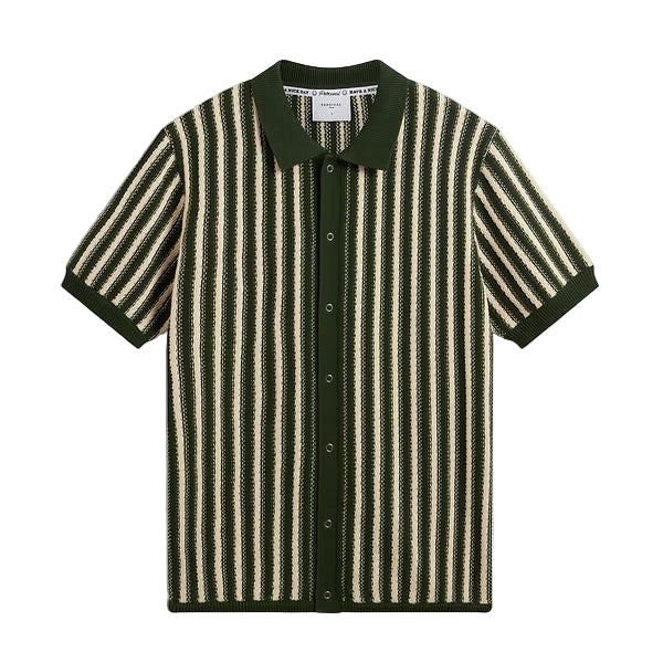 Collins Micro Cable Knitted Shirt