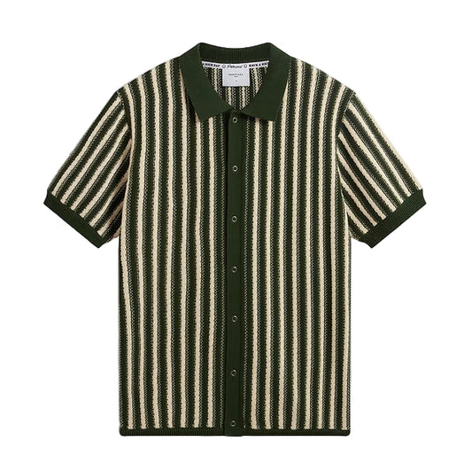 Collins Micro Cable Knitted Shirt