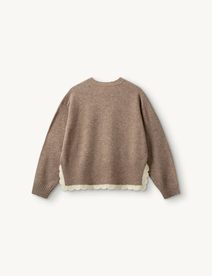Como Crochet V-Neck