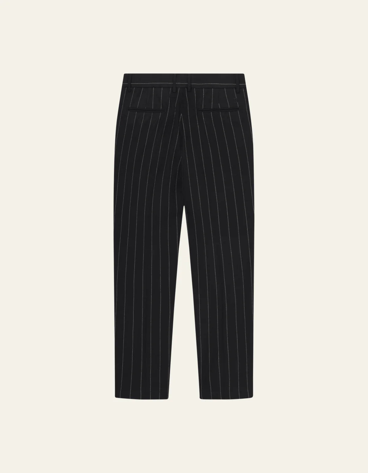 Dark Navy Ivory Pinstripe Regular Como Suit Pants