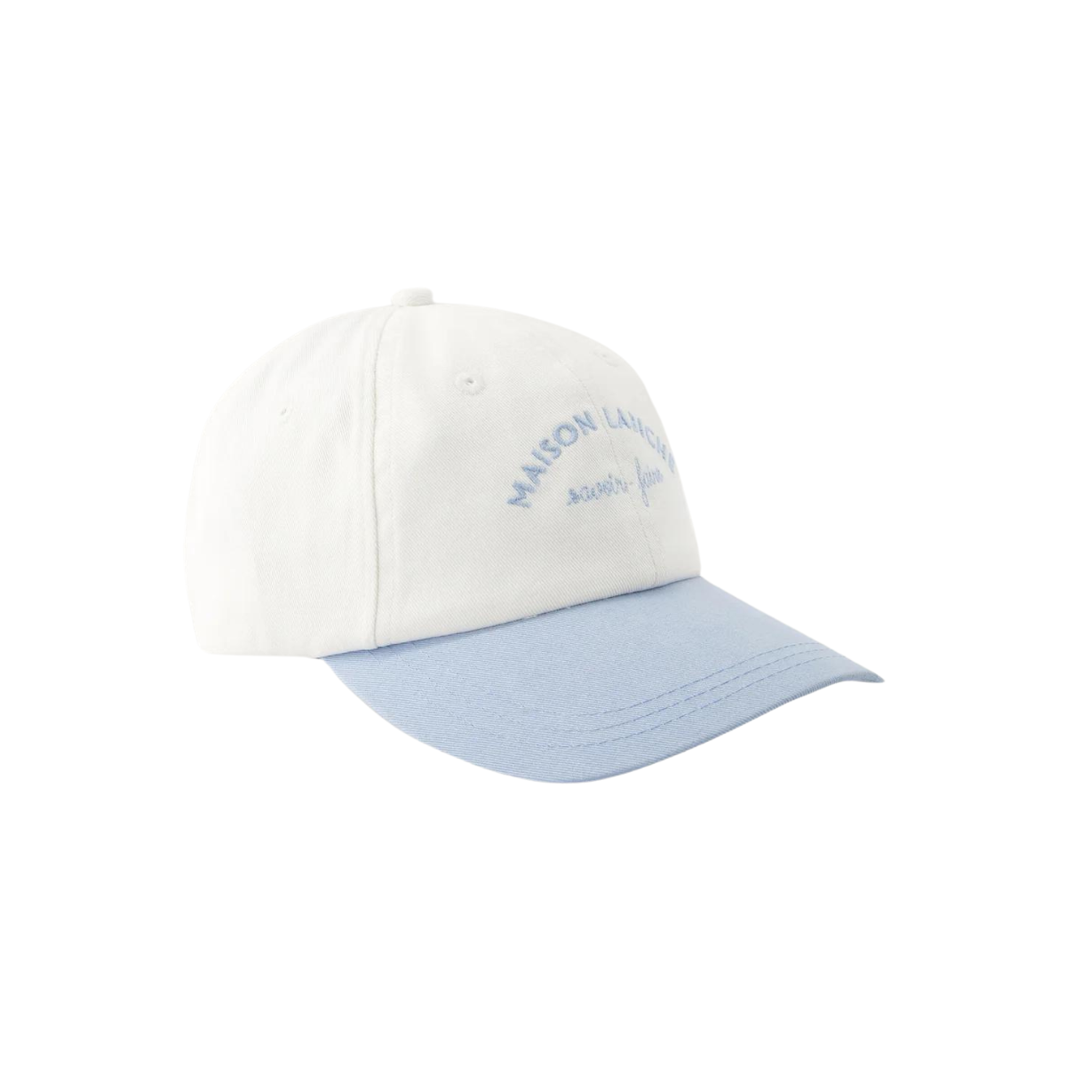 Mini Manufacture Beaumont Cap Twil White Sky Blue