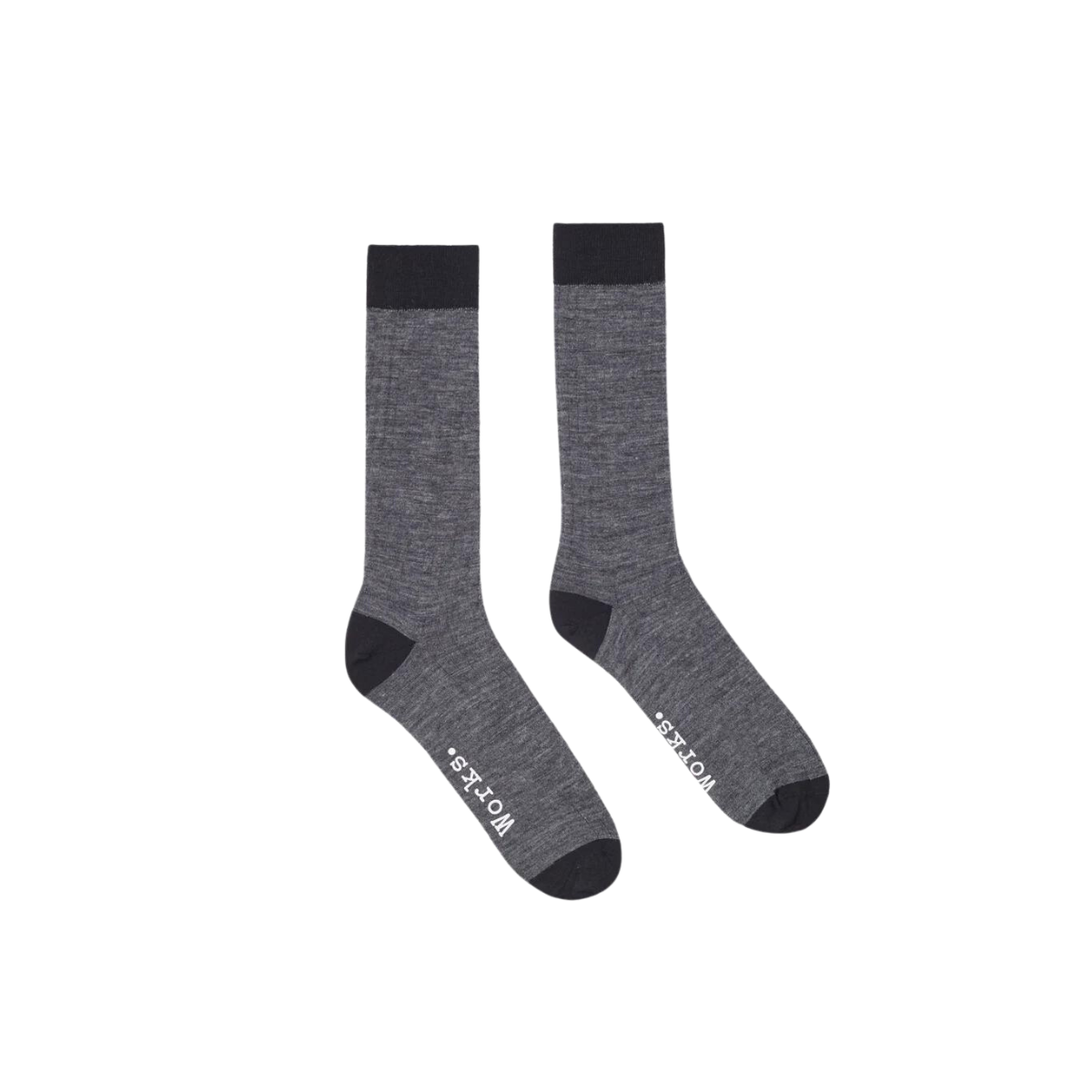 Merino Classic Sock Grey Marl Merino