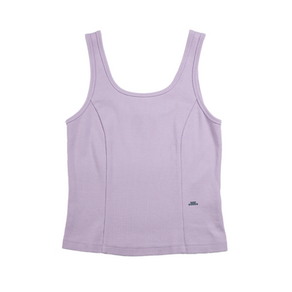 Princess Seam Rib Tank Pastel Lilac