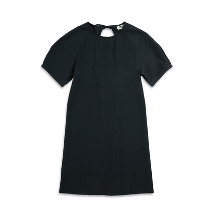 Raglan Bell Cap Dress Navy