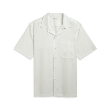 Rockaway Seersucker Shirt Off White