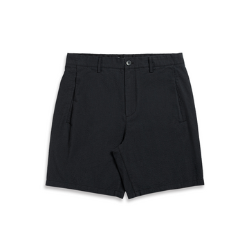 Modern Seersucker Shorts Black