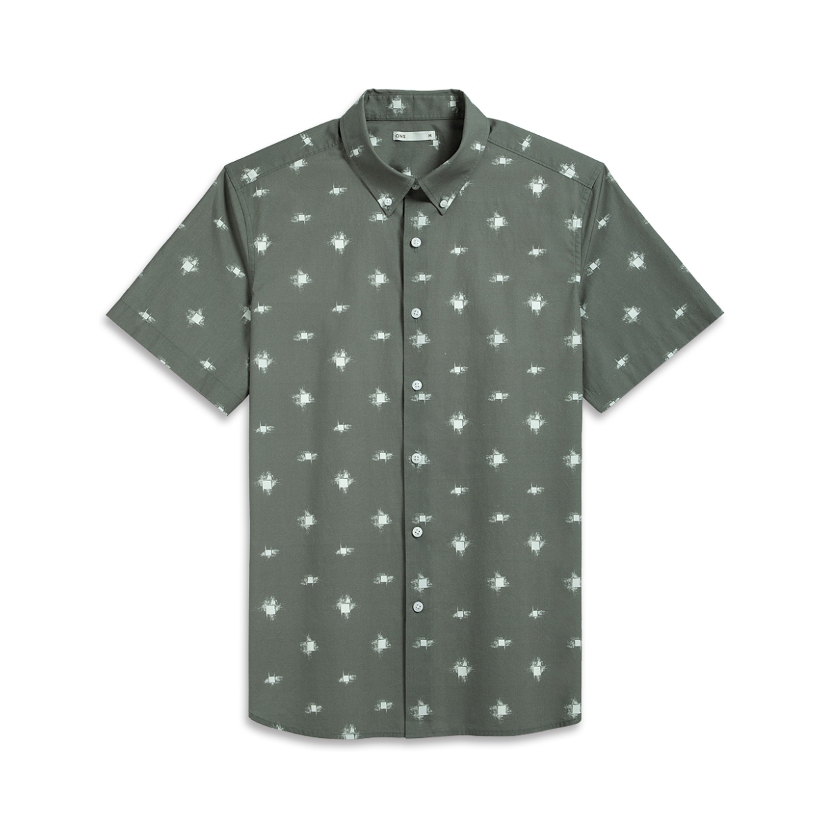 Fulton Printed Shirt Agave Green Print