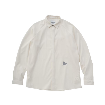 Fly Front Shirt Off White