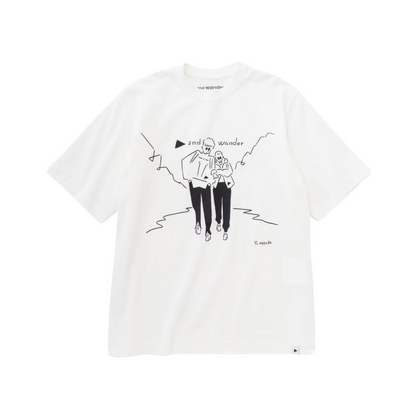 Yu Nagaba Printed T White (men)