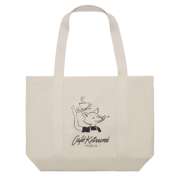 Cafe Kitsune Fox Tote Bag