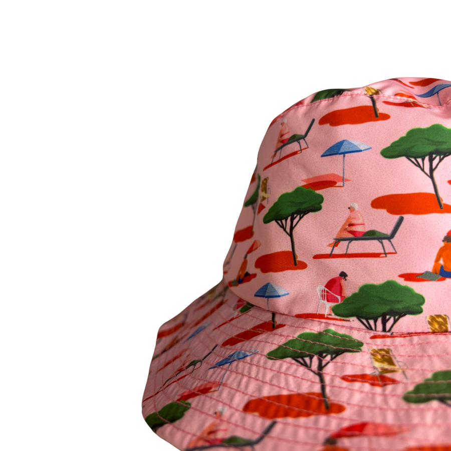 Bucket Hat Pink Glamping X Ana Popescu