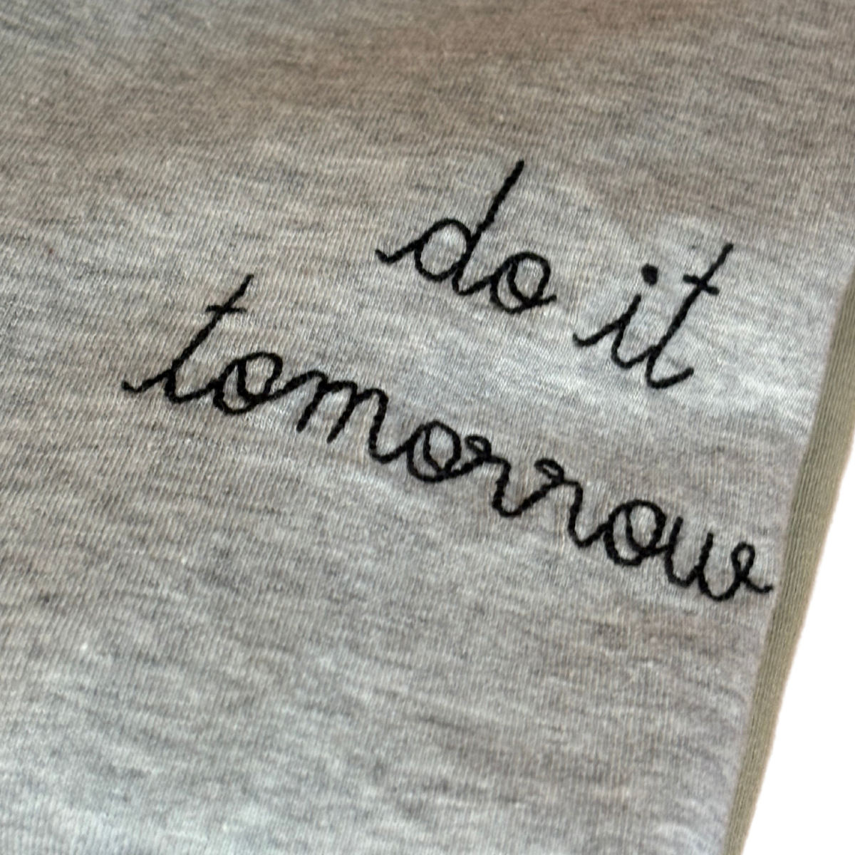 Poitou Do It Tomorrow /Gots Light Heather Grey