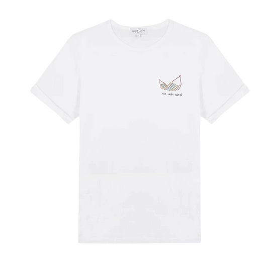 The Lazy Song Organic Cotton T-Shirt White