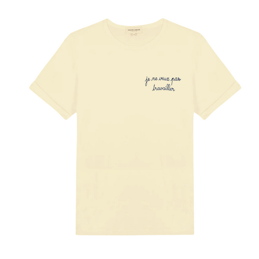 Pas Travailler Organic Cotton T-Shirt